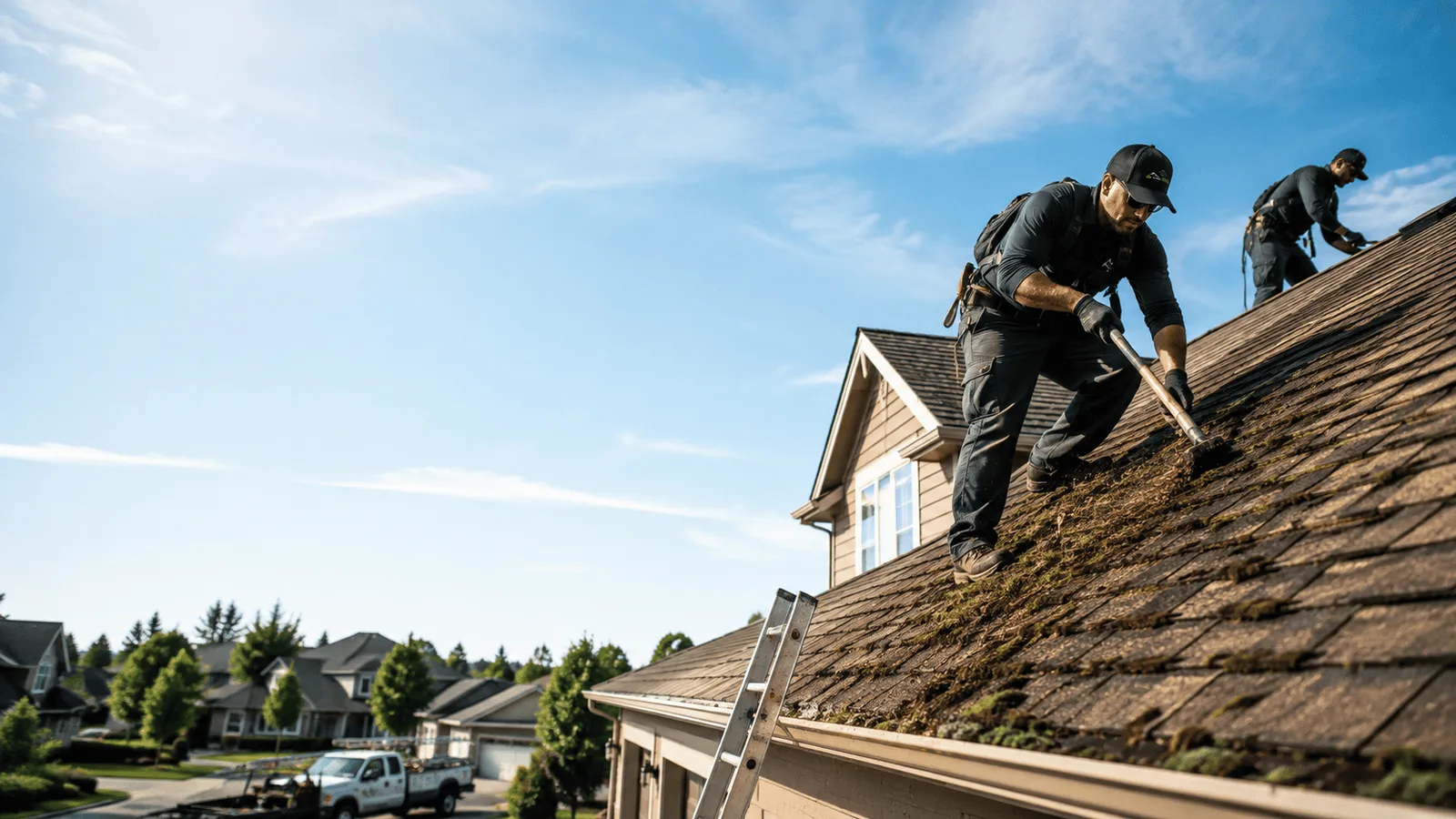 Roof Moss Removal in Amboy, IN near me